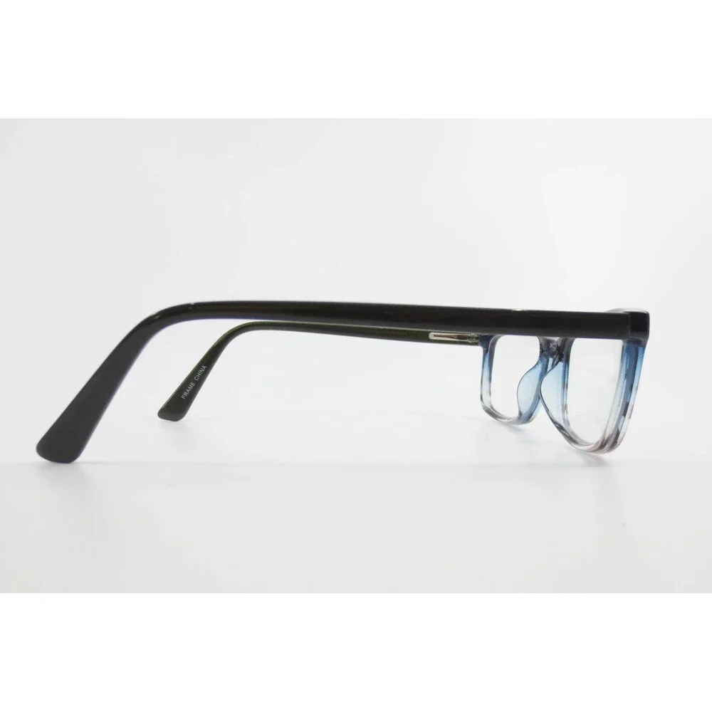 KP 20210 Blue Brown Rectangular Full Rim Eyeglass Frames 50-16-135 37803